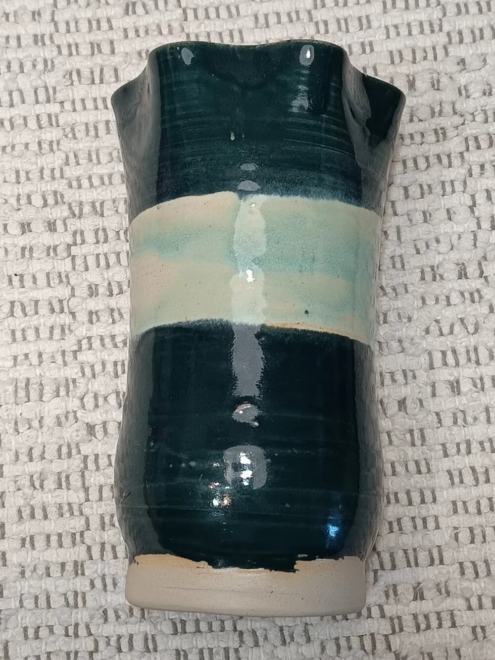 Handmade Artisan Pottery Fluted Edge 6